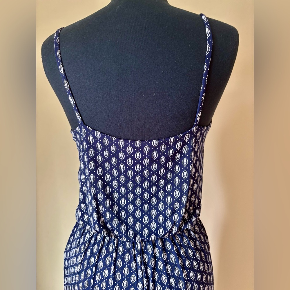 Kaleigh Adalia Knit Navy Patterned Jumpsuit - Picture 8 of 12